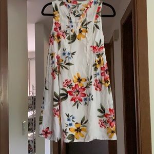 White floral sundress